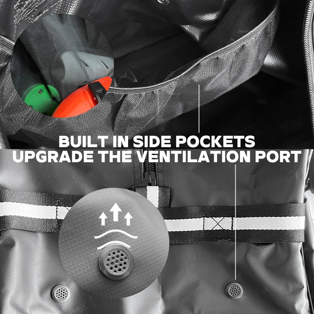 Ice Hockey Bag Hockey Sticks Portable Equipment Kit 2 Sizes Teen Adult Backpack Ventilated Deodorant Sports Gear ice hockey equipment