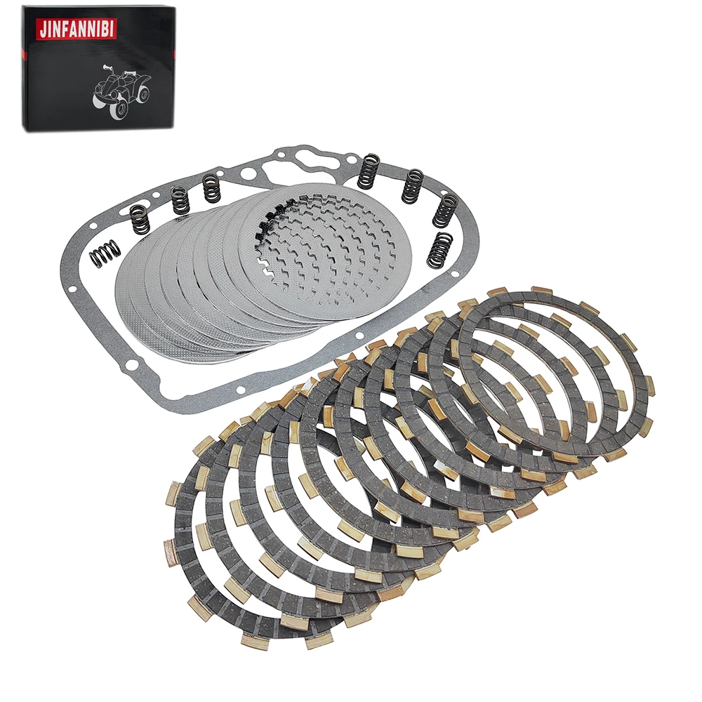 Clutch Kit Heavy Duty Springs and Cover Gasket Compatible for Suzuki Intruder 1400 VS1400GLP 1987-2009 cam timing chain for suzuki boulevard intruder 1400 vs1400glp intruder vl1500 12760 38b00