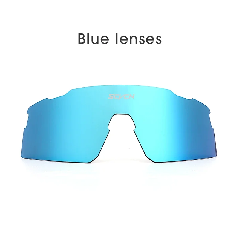 SCVCN-X26 Full Red Blue Green Polarized Lens Photochromic Replacement Lenses Cycling Bicycle Sun Glasses Eyewear Frame Suitable