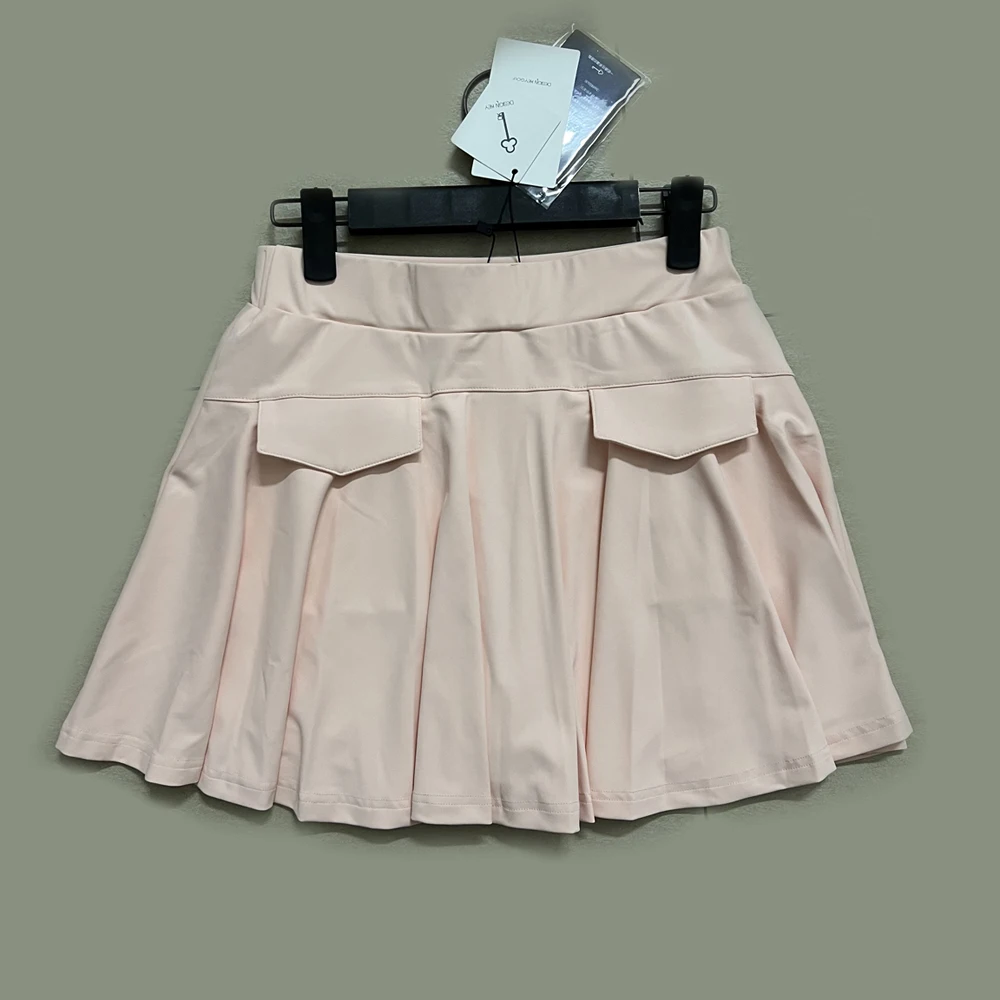 New golf women wear spring stretch waist pleats skirt breathable high quality short skort ladies tennis clothing