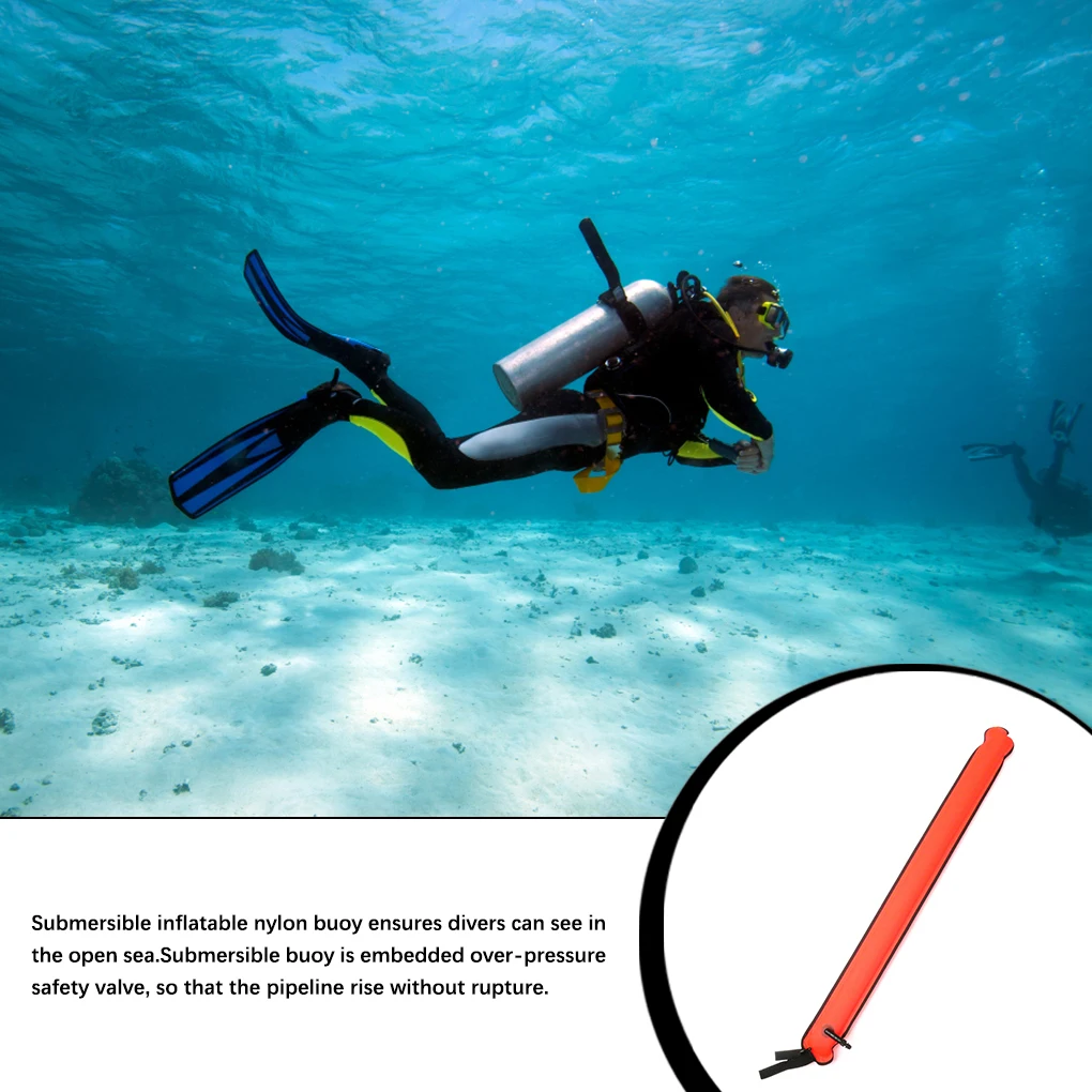 

Buoy Signal Tube Scuba Diving Marker Design Diver Folding Tools Accessory High Visibility Signals Portable Accessories