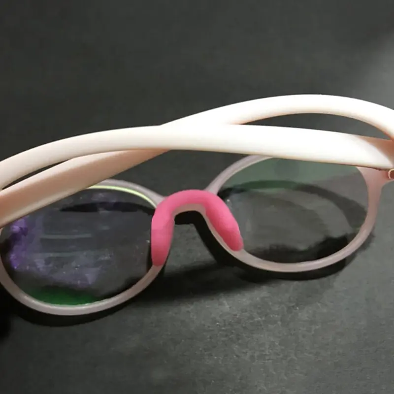

U Shape Anti-Slip Nose Pad Silicone Stick On Pad Eyeglass Sunglasses 10 Colors