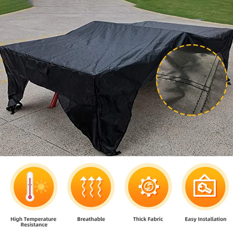 190T/210D Ping Pong Table Cover Outdoor Indoor Waterproof Tennis Table Cover Storage Protect Dustproof Protector Furniture Case table tennis cover