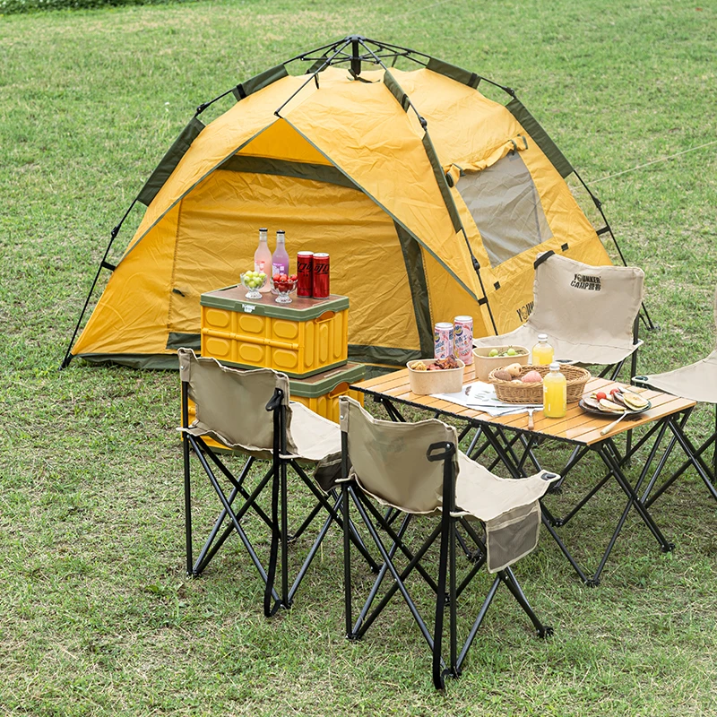 Camping Tent Instant Easy Ejection and Waterproof , One Second Setup Complete, For Camp, Hike, Travel , Picnic with Storage Bag