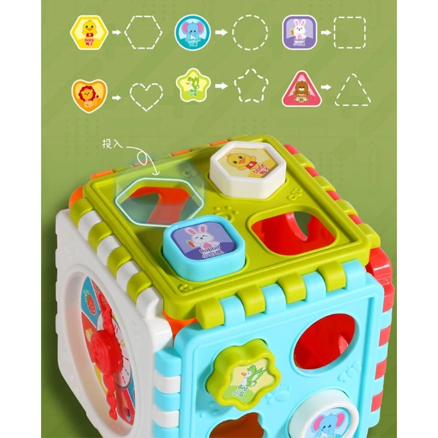 Boys Girls Montessori Education Toys Early Learning Toy Developmental Baby Toy Stacking Blocks Interactive Plastic Board A2UB 1