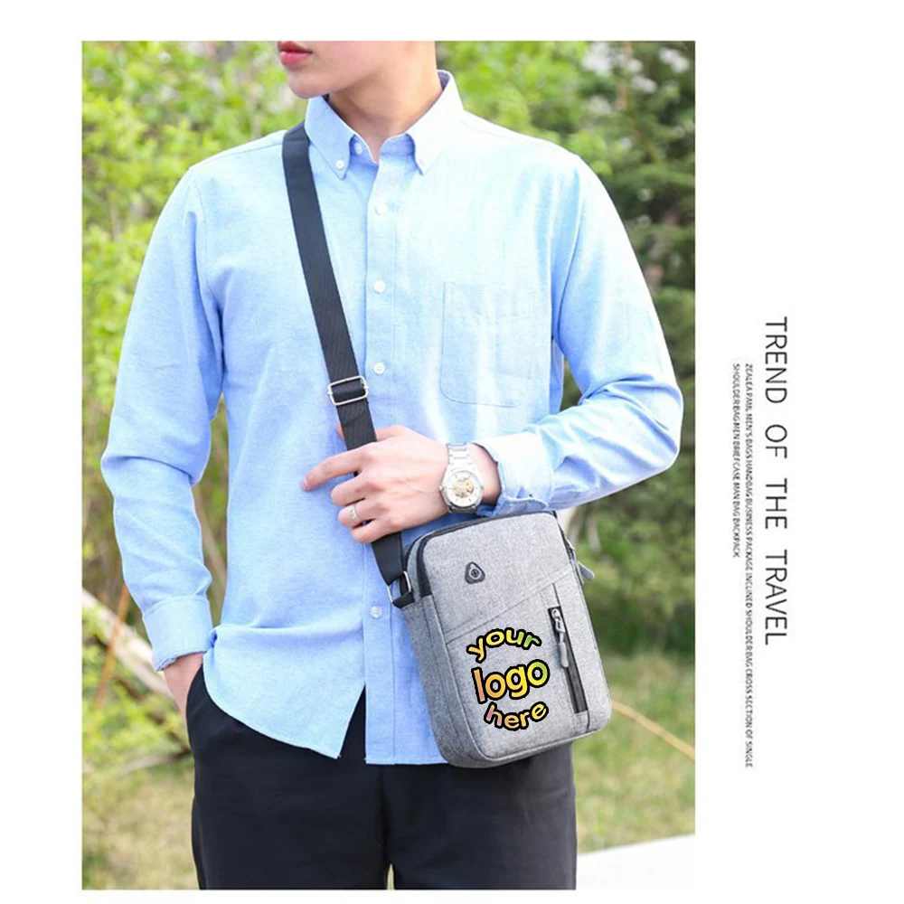 Personalised Handbag Travel Print Your Design Messenger Bag Promotional Business Gifts
