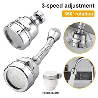 Universal Kitchen Faucet Shower Extender Filter 360 Rotation Extension Tube Nozzle Adapter Sink Swivel Tap Head for Water Saving 1