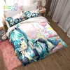 Japanese Kawaii Anime Miku Bedding Set Single Twin Full Queen King Size Bed Set Aldult Kid Bedroom 3D Print 6