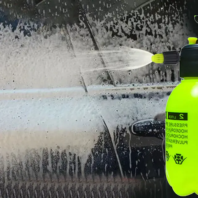 Permetező Palack Fúvóka Kézi Hab Szivattyú Nyomás Alatt Álló Habzó Víz Fúvókák Kerti Gyepápolási Autó - Image 5