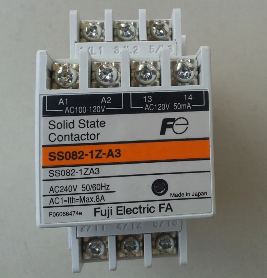 

New Original Solid State Contactor SS082-1Z-A3 240V 8A FUJI ELECTRIC FA JAPAN