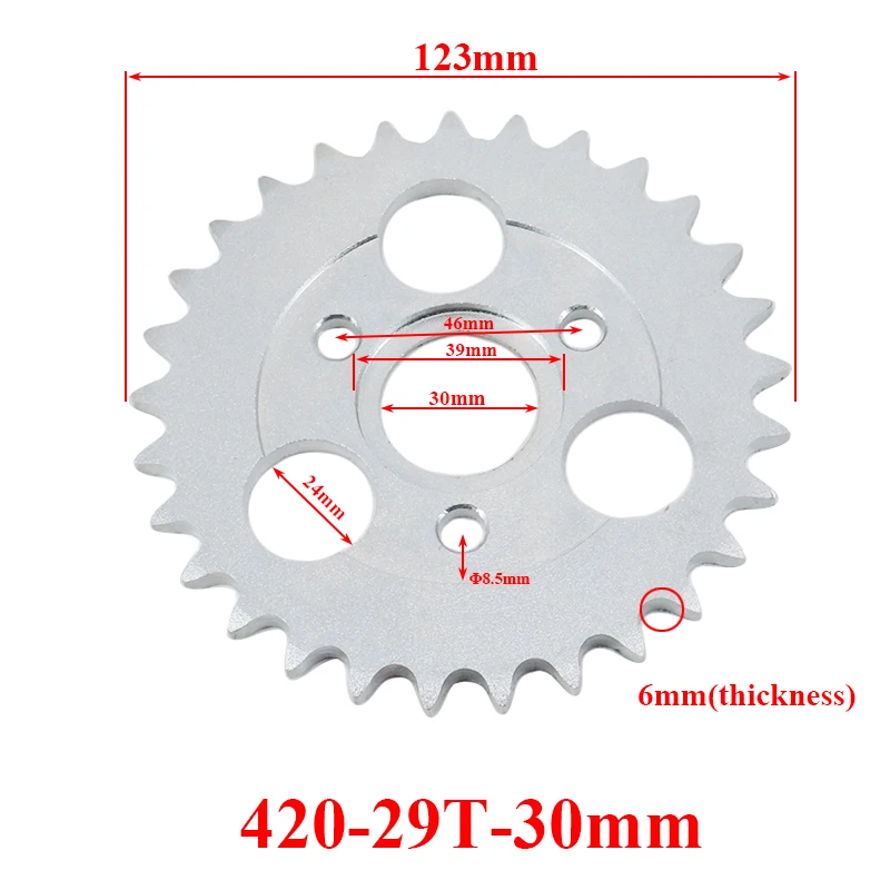 ホンダ モンキー スプロケット リアギア 28T 41201045020 406 1Pcs 420/428 24T/26T/28T/29T/31T/35T/37T Teeth 30mm Rear Gear