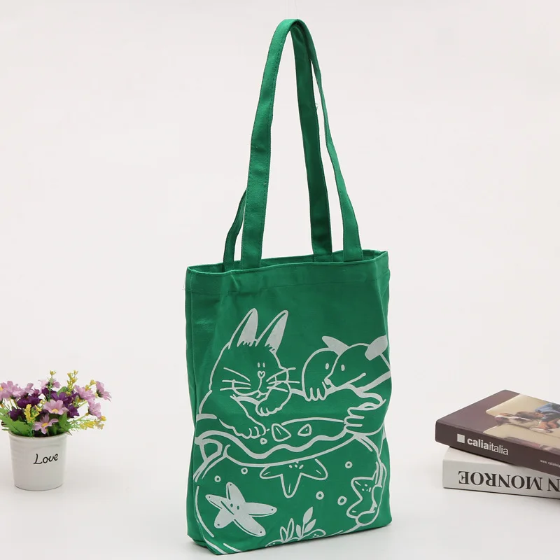 Factory Blank Spot DIY Hand-Painted Graffiti Production Canvas Bag White Portable One-Shoulder Canvas Bag