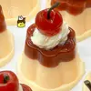 Imitation Caramel Pudding Dessert Wet Squishy Toy Kawaii Cherry Pudding Soft Rubber Elastic Jelly Toy Girl Gift Kids Toy 3