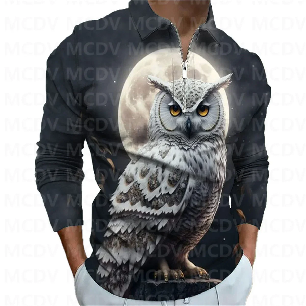 Рисунок 4 - Мужская рубашка-поло с длинным рукавом