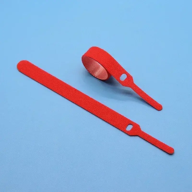 10~1000pcs 7colors Nylon Cable Tie Hook Loop Length 200mm Backpackers Hikers Line Belt Backless Data Line Strap Magic Sticker - Image 12