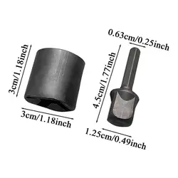Heavy - Duty Rust - Resistant Jack Adapter with Drill Compatibility (Black)