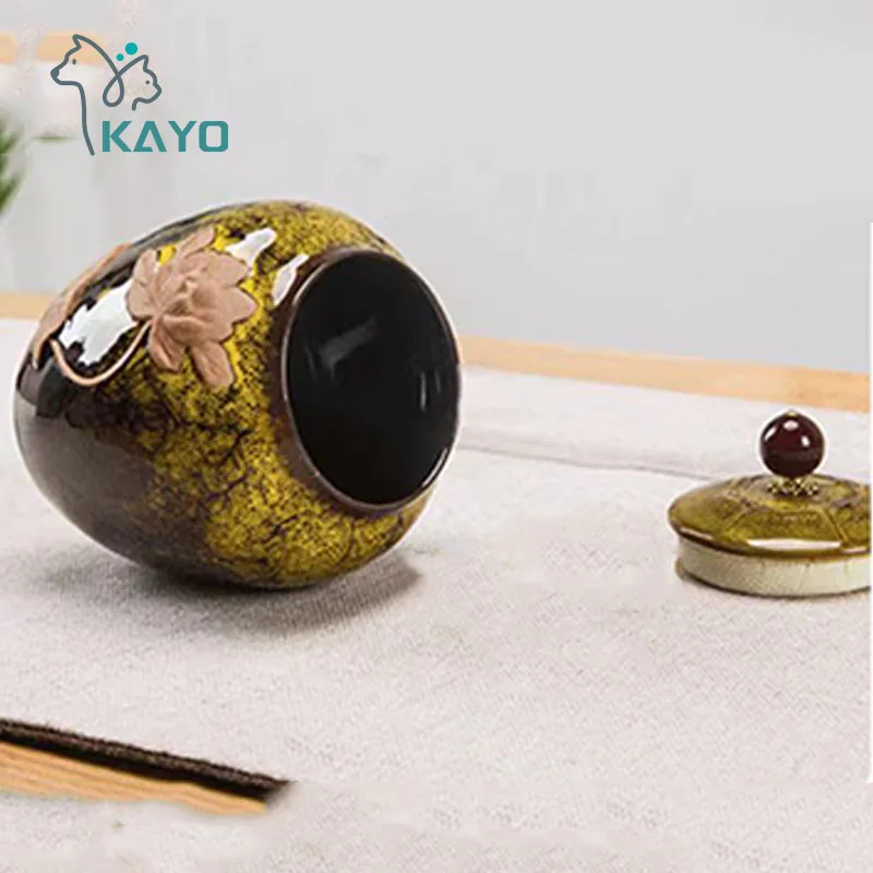 Funeral Ashes Urn For Human Cremation Pet Ashes Holder Keepsake Memory Pal Ceramic Urns Casket For Dog Cat Bird urn