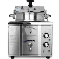 MDXZ-16 16L Electric Heating Pressure Fried Chicken Furnace Fried Chicken Burger  Shop Constant Temperature Food Fried Furnace 2