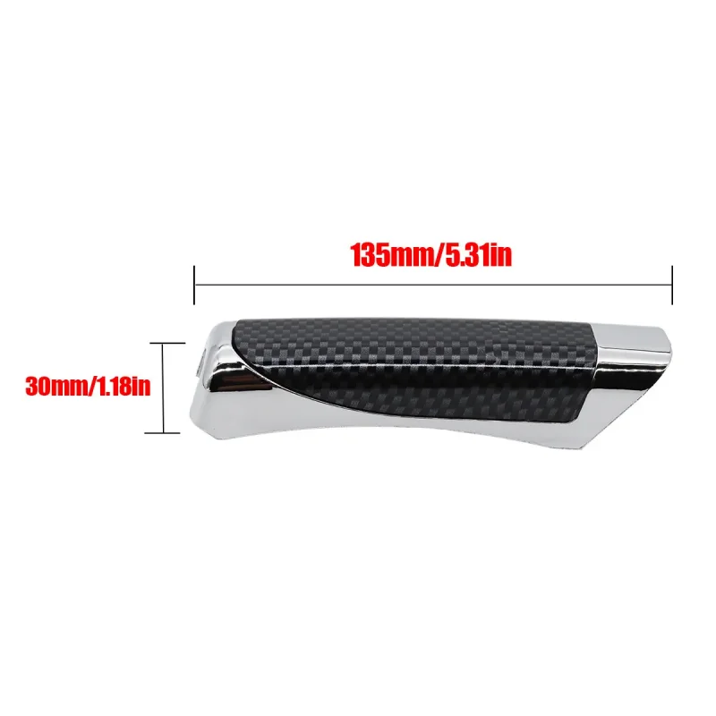 1PCS Universal Car Hand Brake Protector Cover Carbon Fiber Car Interior Accessories Auto Hand Brake Protective Cover hand brake cover