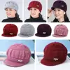Fashion Hat Plush Knitted Wind Ear Guard Solid Plush Autumn Wool Warm Old Color Hat Winter Hat And Simple Cotton Lad X2D9 3
