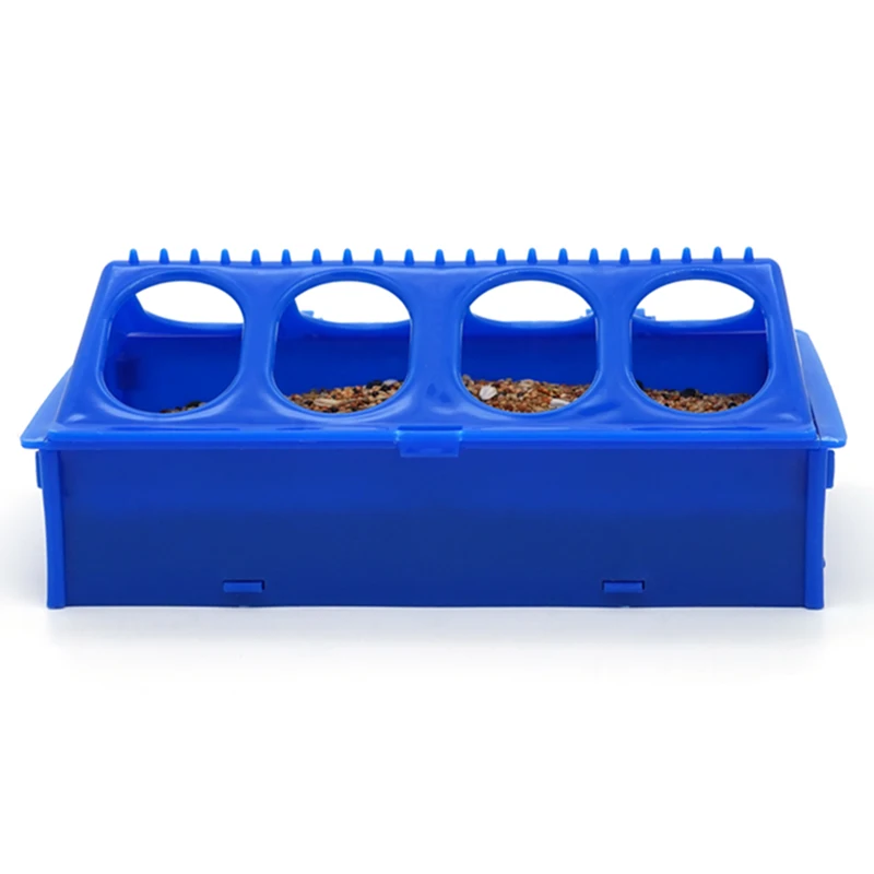 Bird Feeder Trough Food Fountain Bowl Slot Container 20cm Assembled bird feeder