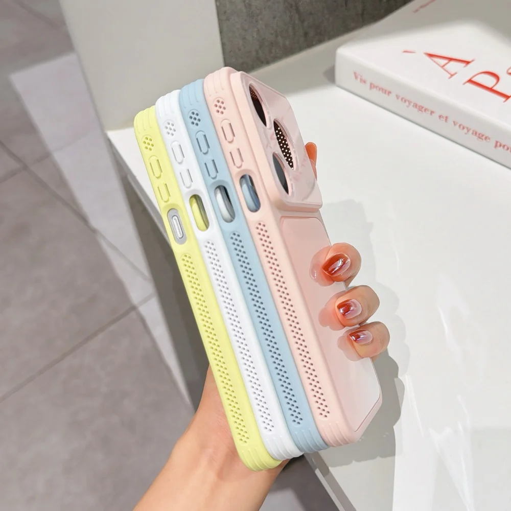 Gradient Color Shockproof Cooling Phone Case Cover