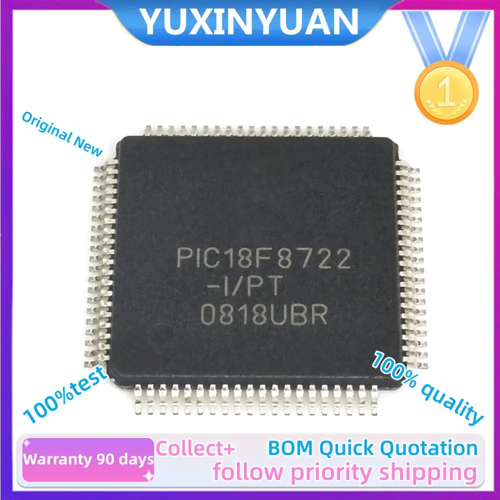 

1 шт PIC18F8722-I/PT 8720-I/PT 86J60-I/PT 86J55-I/PT 8622-I/PT QFP