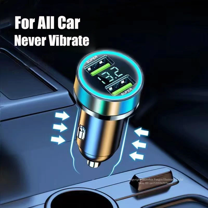Caricabatteria da auto USB super veloce a 2 porte per iPhone 14 Pro Max 13 Oneplus Huawei OPPO Samsung Xiaomi Adattatore caricatore di ricarica rapida da 240 W - Image 4
