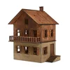 1: 72 Southeast Asia Second Floor Building Scene Wooden Assembly Model Decorations DIY Handmade Gifts 5