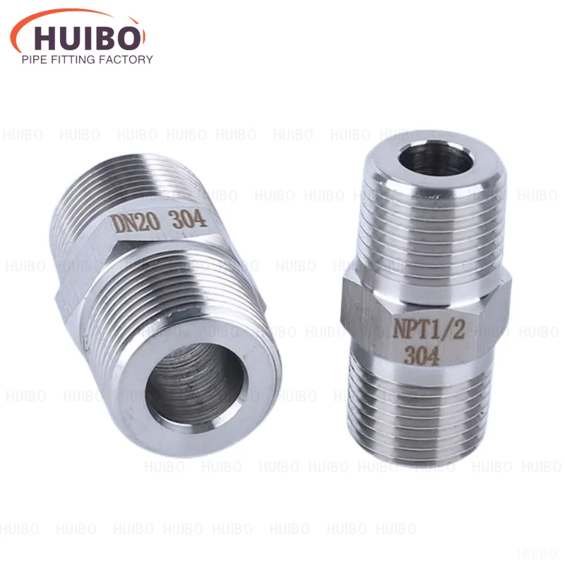 Bwintech 6 Pièces 3/8 "mâle à 1/2" Femelle BSP Filetage En Acier Inoxydable 304 Douille Hexagonale Connecteur De Réduction Pour La Conversion De Raccordement De Tuyau