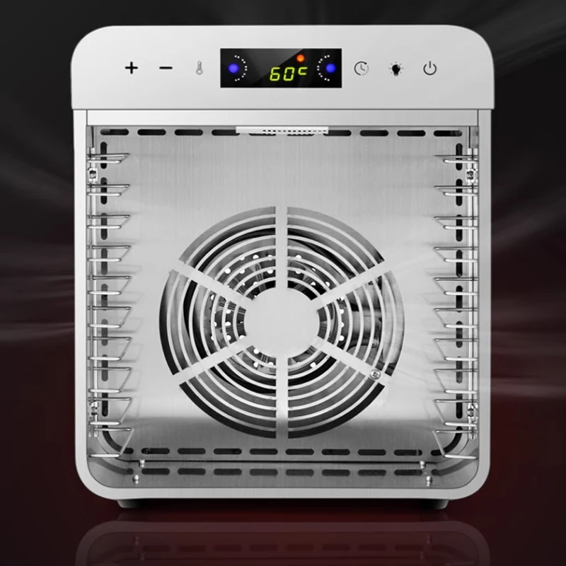 10 Trays Food Dehydrator Stainless Steel Machine 400W/220V Household Vegetables Fruit Dryer With Digital Timer for Home10 Trays 6
