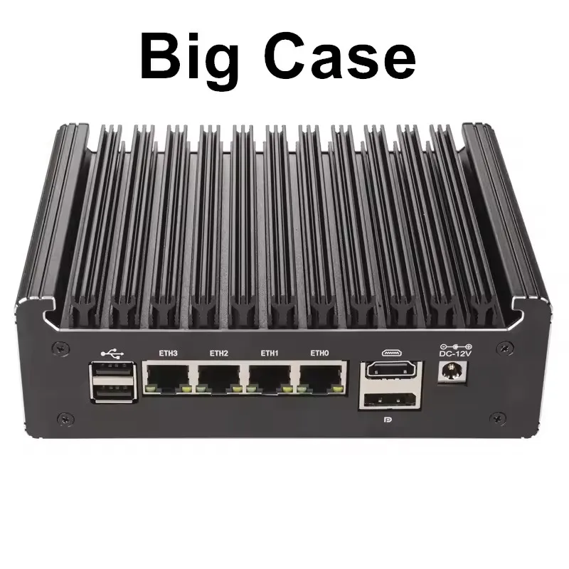 新型ソリッドファンレスファイアウォールミニPC Intel N150 N95 i5