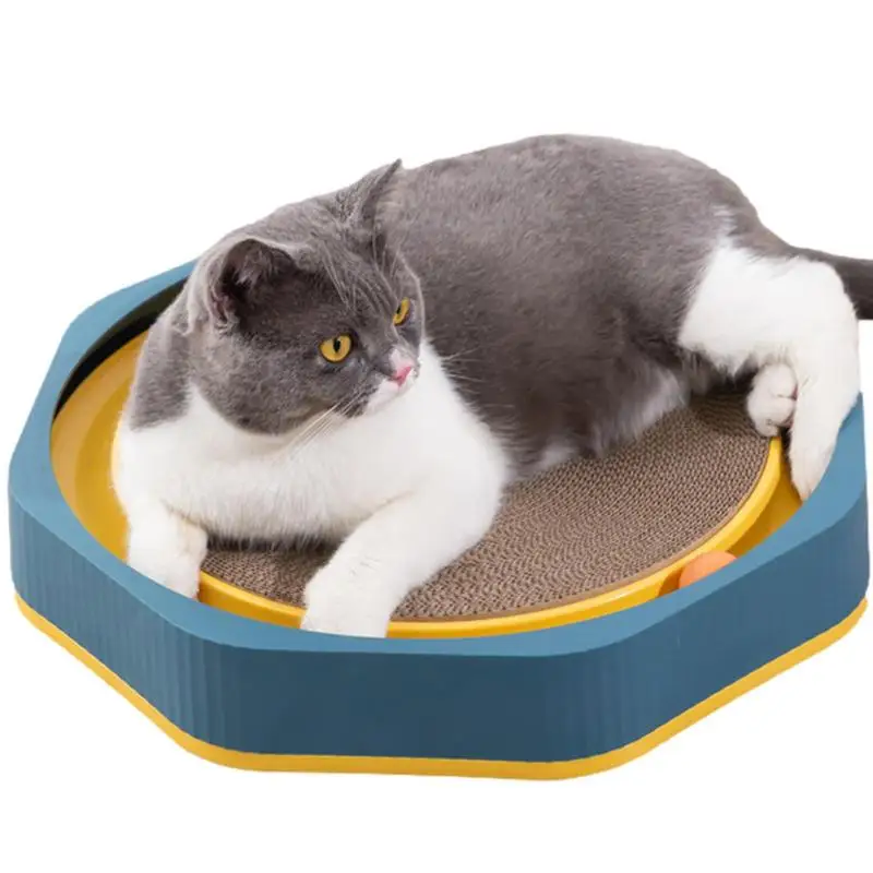 

Cat Scratcher Toy Multi-purpose Cat Toys With Scratching Pad Cat Scratch Cardboard For Indoor Cats Preventing Furniture From