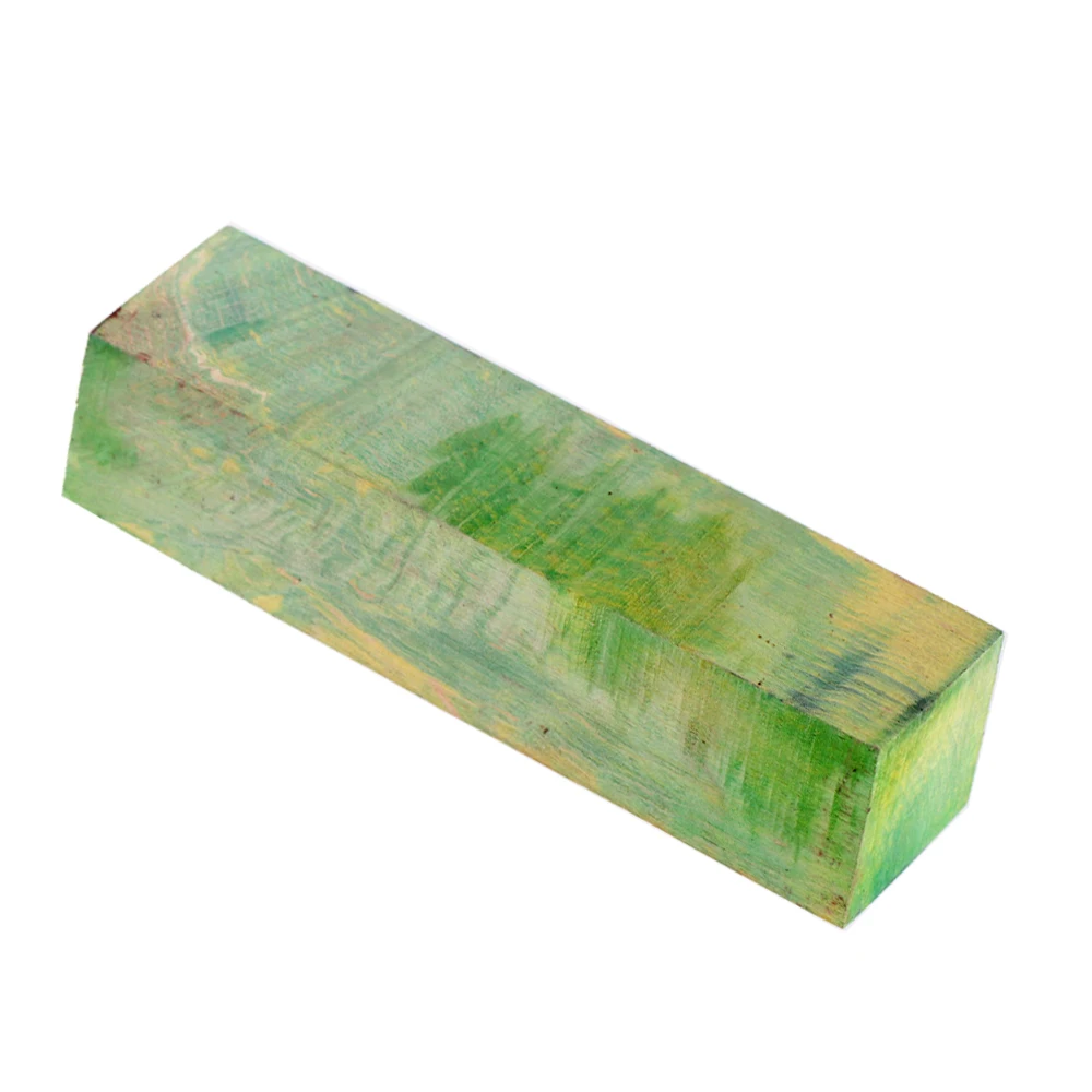 150x35x35mm Maple Burl Stabilized Wood Knife Handle Blank