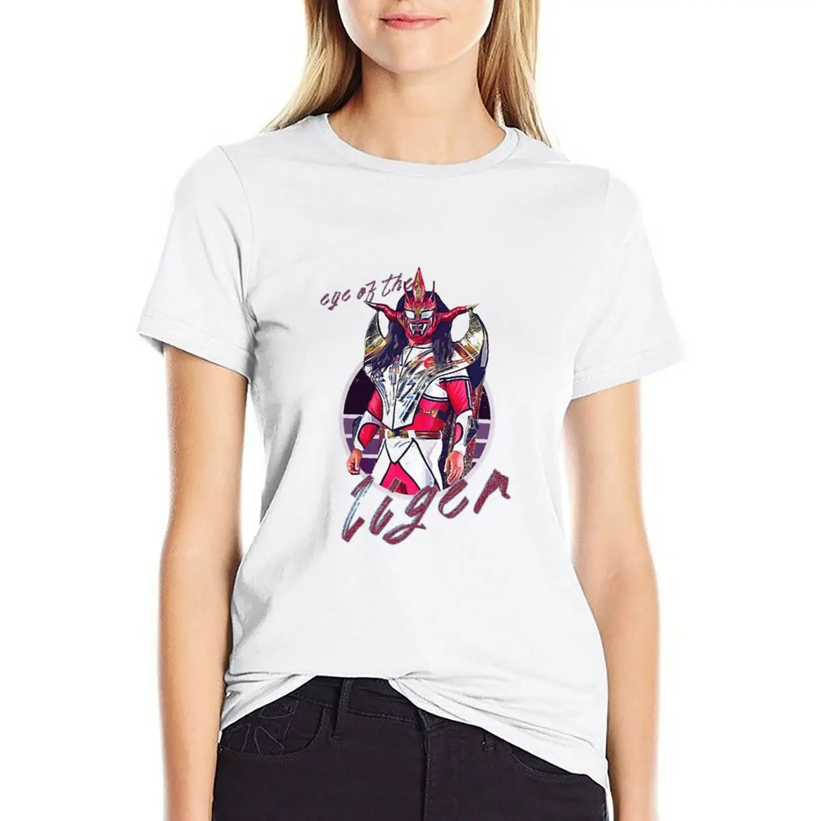 

Jushin Liger Eye of the Liger Shirt T-shirt anime clothes lady clothes black t shirts for Women