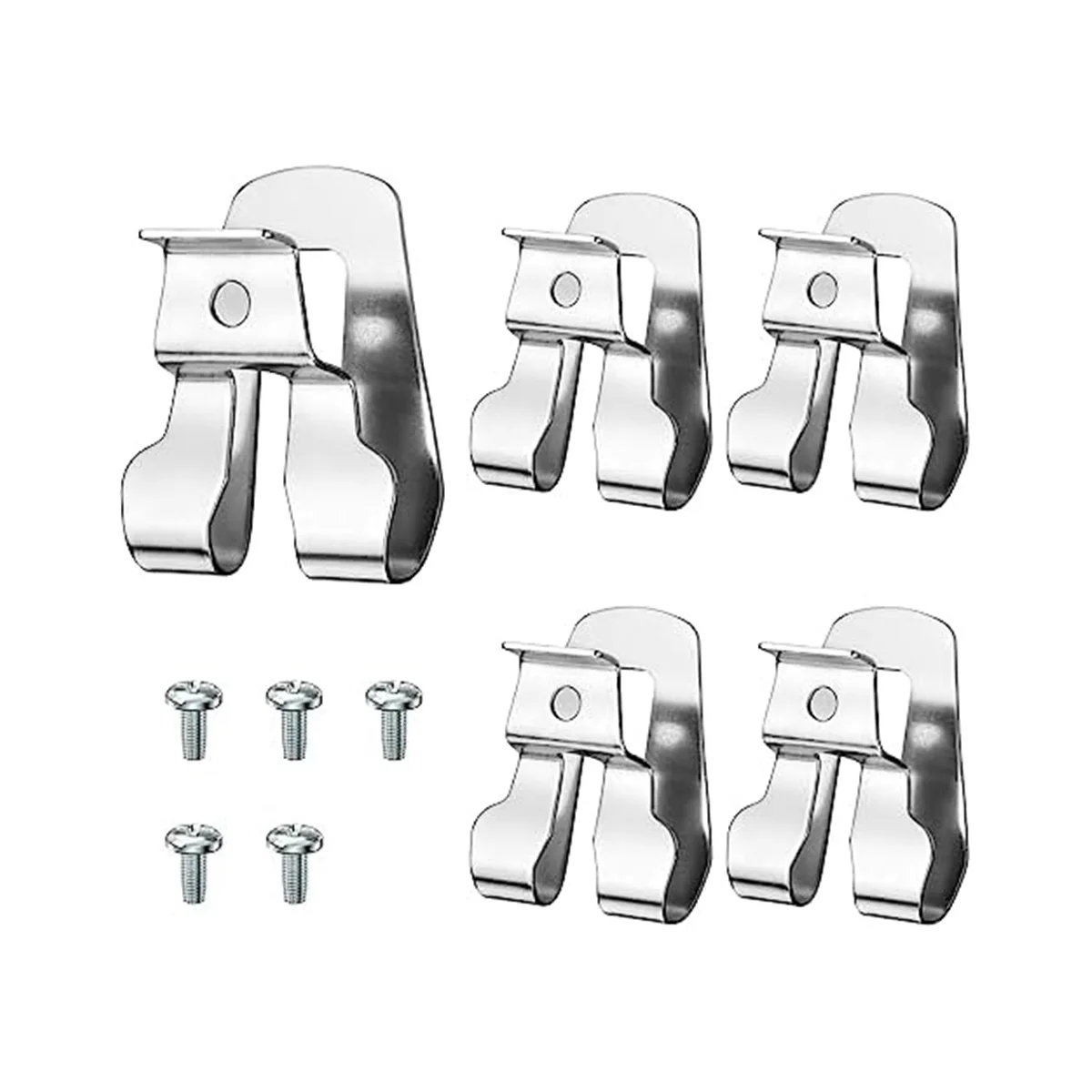 

Drill Clip for Tool Belt 633586002 636181001 Replacement Part with Screws, 5Pcs Metal Driver Hook