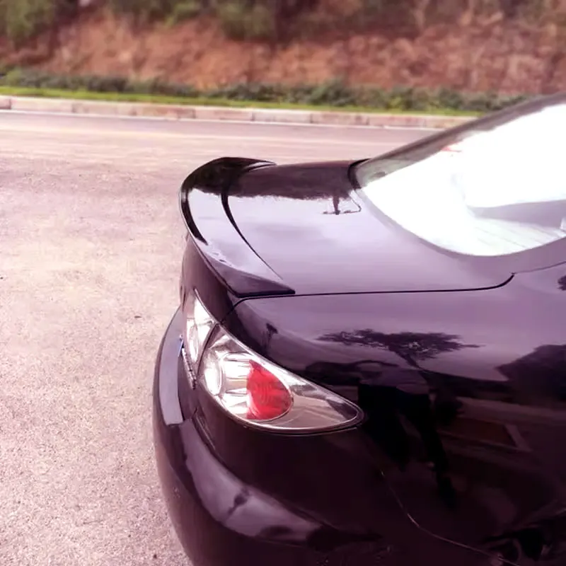 Глянцевый черный спойлер для Mazda 6, задний плавник первого поколения седана 2003-2012 года