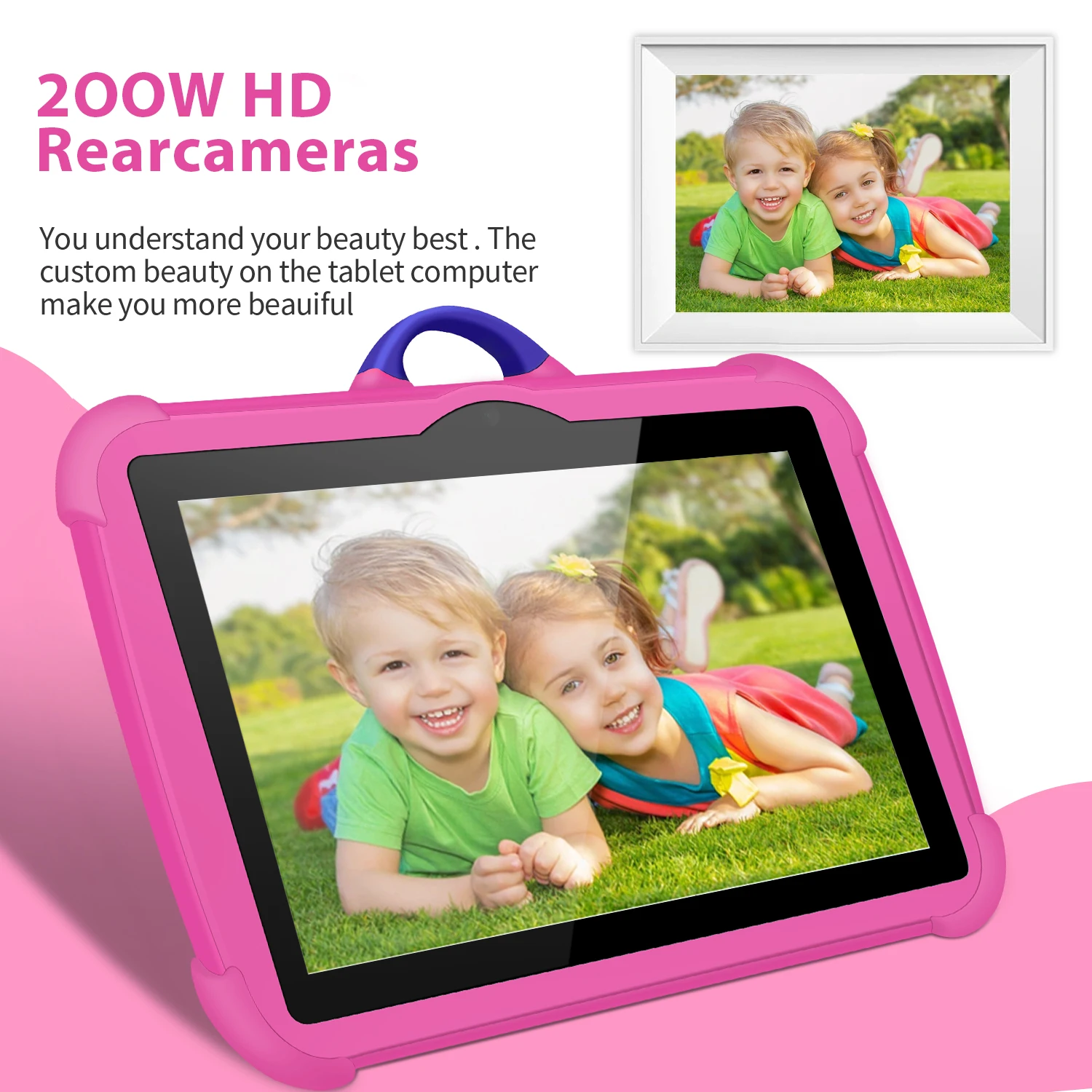 New 7 Inch Kids Tablets Learning Education Android Tablet PC Quad Core 4GB RAM 64GB ROM 5G WiFi Dual Cameras Children's Gifts 5