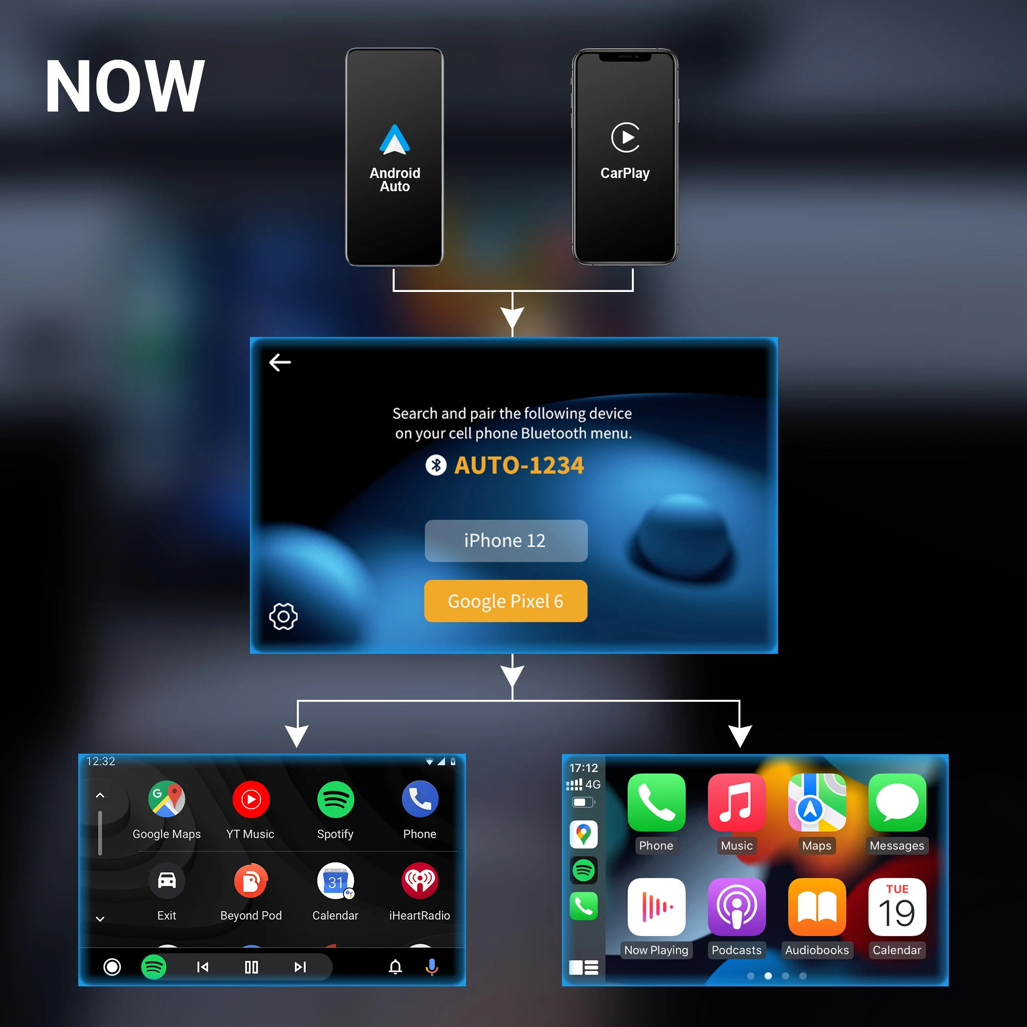 U2-X Pro Wireless Android Auto/CarPlay 2 in 1 Adapter - Ottocast – OTTOCAST