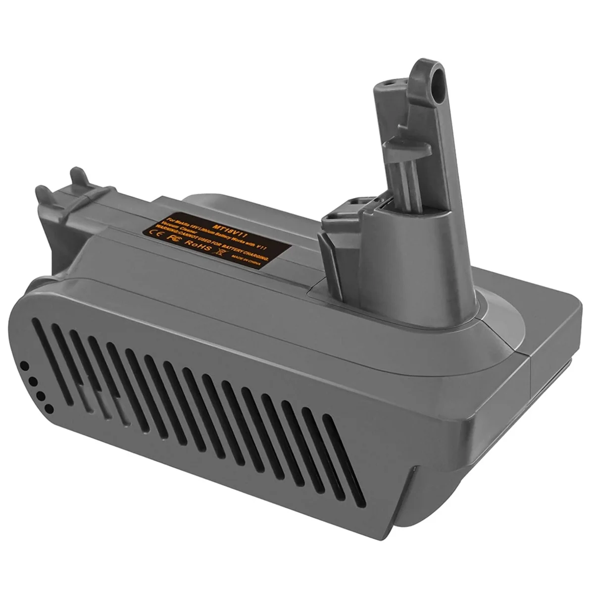MT18V11 Adapter for Makita 18V Lithium Battery to for Dyson V11 Vacuum Cleaner, Makita 18V Battery to V11 Replace Vogue