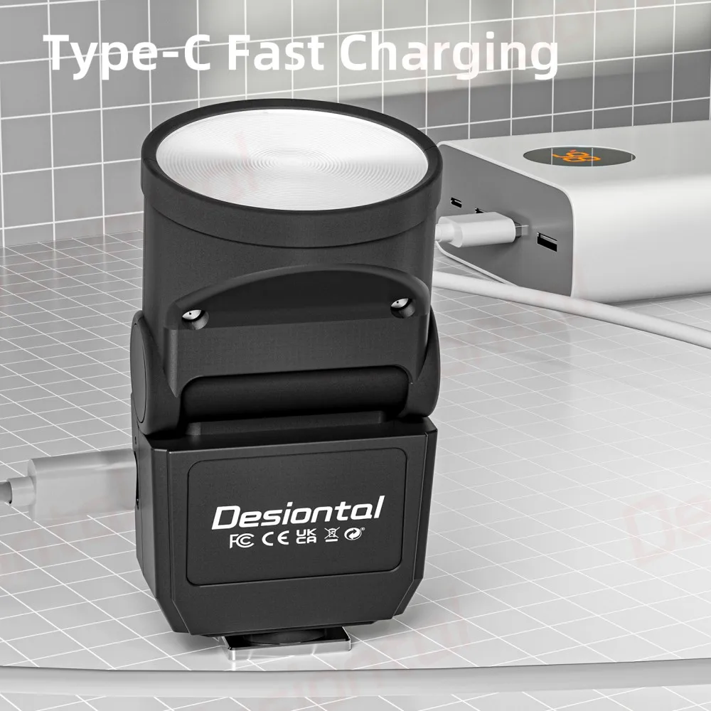 Desiontal F02 Mini Flash Speedlite Camera Flash Light 6500K for Canon Fuji Sony Nikon Panasonic DSLR Video Vlog Photography-on camera flash,camera flash