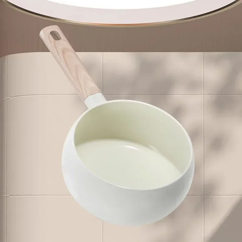 s Antibacterial Ceramic Soup Pot Non Stick Aluminum Alloy Kitchen Cookware Milk Baby Supplement High Quality