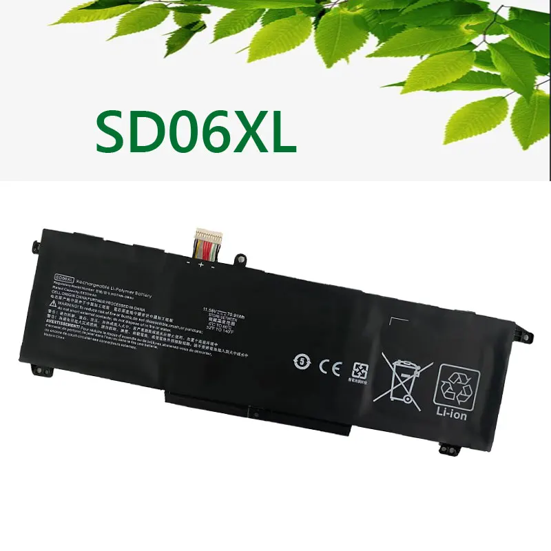 

SD06XL HSTNN-DB9U L84392-005 Laptop Battery For HP Omen 15 2020 15-ek0000 15-ek0001TX