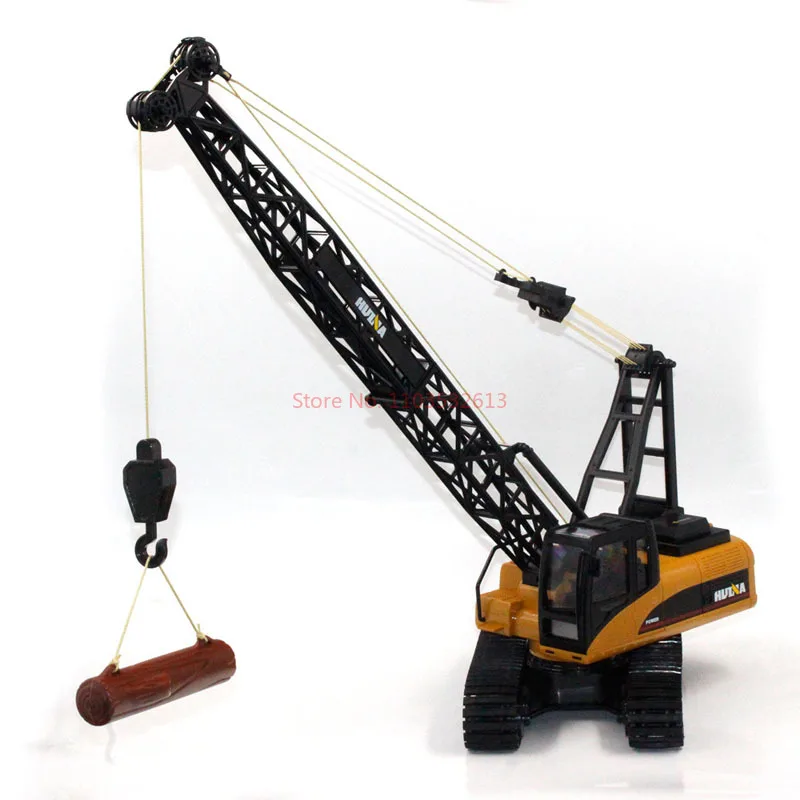 Huina 1:14 15ch Rc Tower Crane Engineering Vehicle Remote Control Tower Crane Alloy 2.4g Wireless Remote Control Crane Boy Toy 6