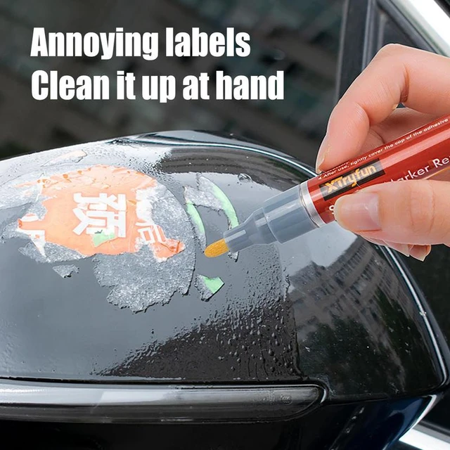 Car Sticker Remover Auto Adhesive Label Removal Kit With Logo Stripper  Powerful Residues Tape Cleaner Glue Pen For Metal Grout - AliExpress