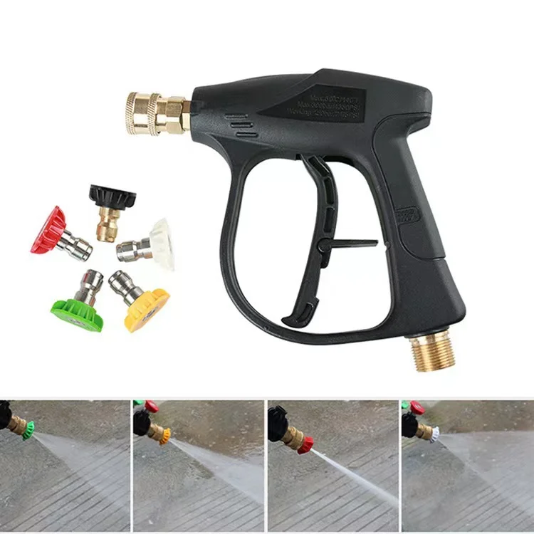 High-Pressure Washer with Foam Cannon & Multi-Nozzle Set