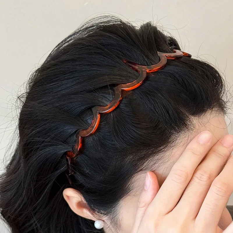 9 Cerchietti Di Plastica Antiscivolo Con Denti – Fasce Sottili Per Capelli Unisex – Pettini E Accessori Per Acconciature Per Donne E Uomini