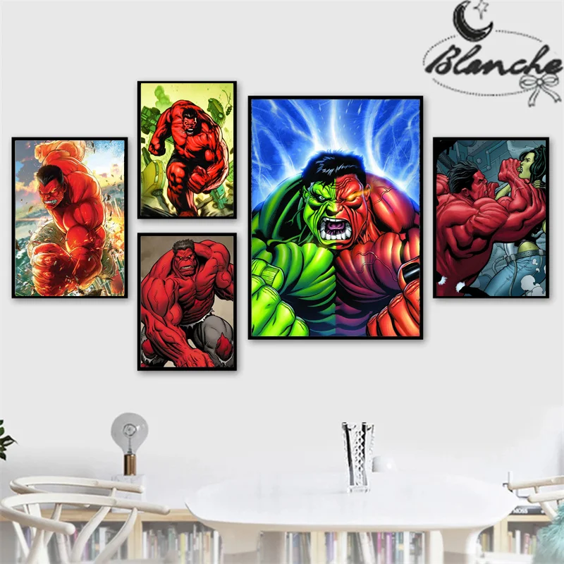 Marvel The Hulk HD Canvas Print Paintings Home Decor Wall Art Pictures Posters 