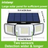 Intelamp Solar Outdoor Light Motion Sensor Waterproof Bright Wall Street Lamp For Garden Yard Path Garage Stairs Porch 2