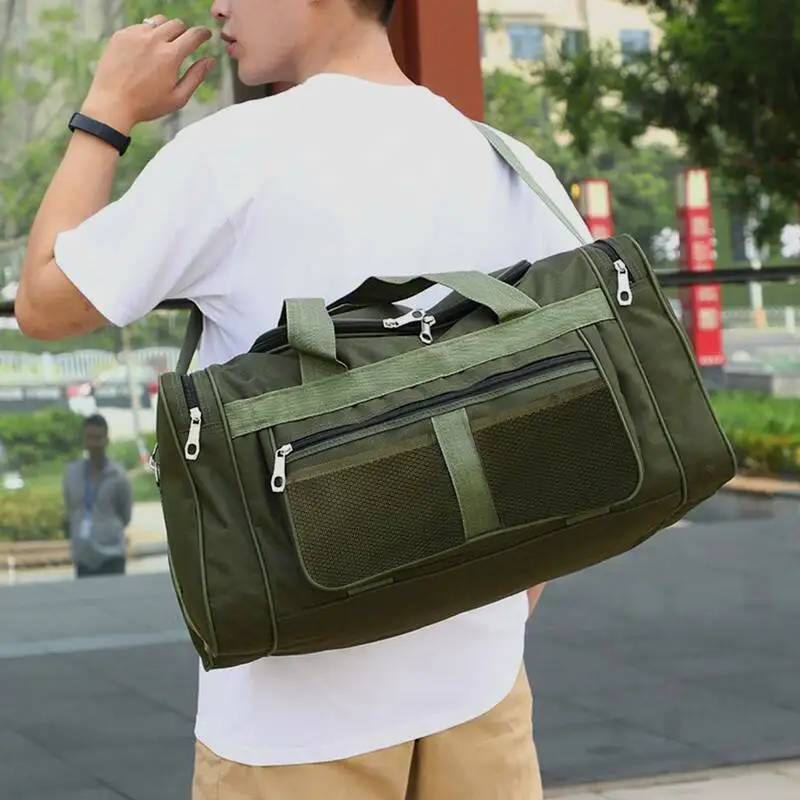 Men Women Nylon Travel Duffel Bag Carry On Luggage Bag Tote Fashion Male Large Capacity Weekend Gym Sport Bag Pouches